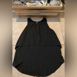 LOFT Women’s Sheer Light Sleeveless Tank Top Size Medium/M (8-10) Black color